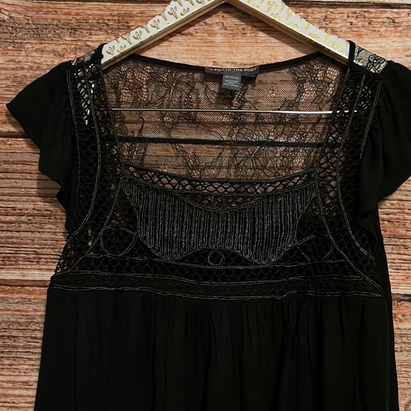 Pea In The Pod Black Blouse - Picture 4 of 5